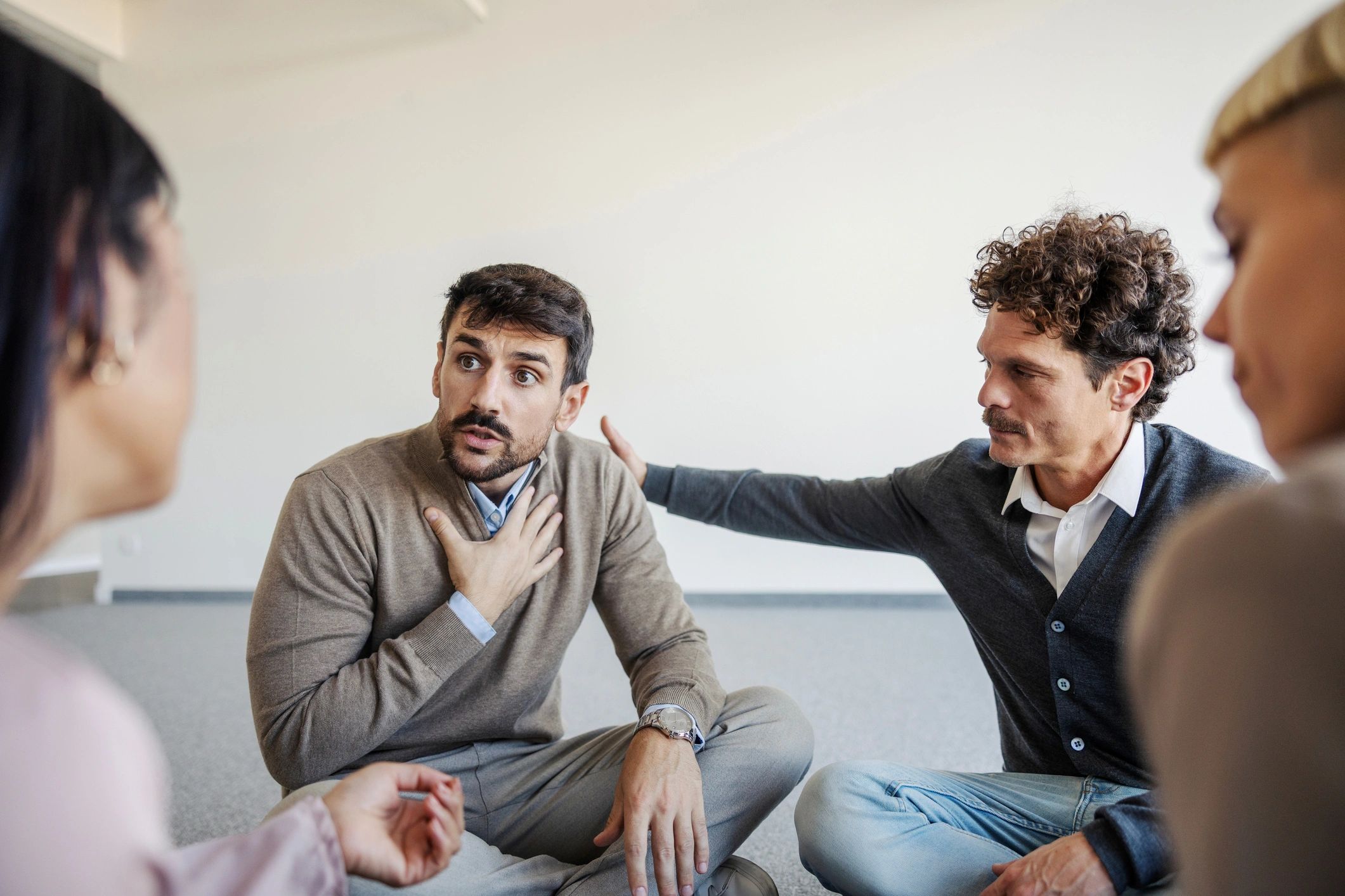 Group therapy support session